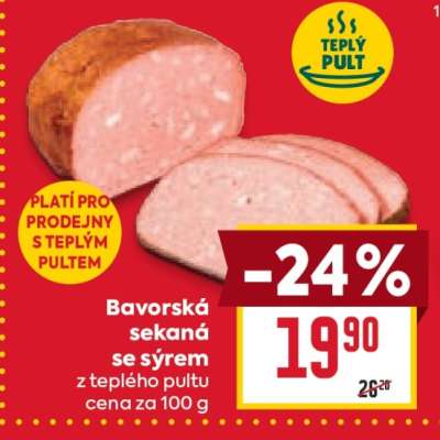 Bavorská sekaná se sýrem