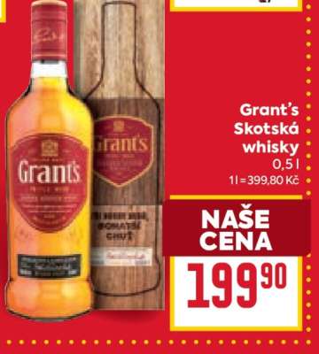 Grant’s Skotská whisky