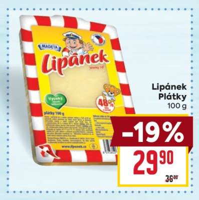 Lipánek plátky