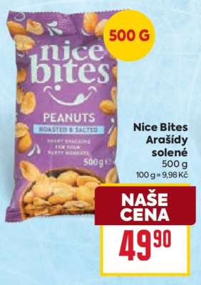 Nice Bites Arašídy solené