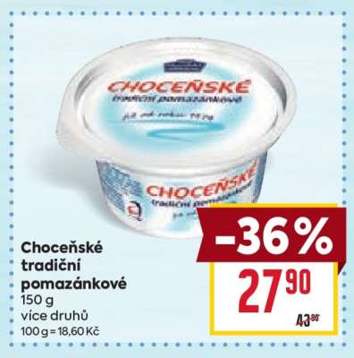 Choceňské tradiční pomazánkové