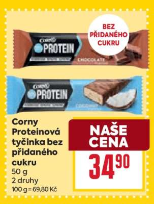 Corny Proteinová tyčinka bez přidaného cukru