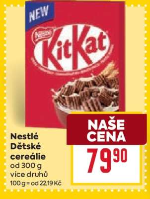 Nestlé Dětské cereálie