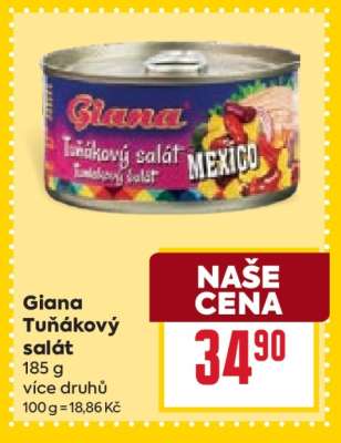 Giana Tuňákový salát