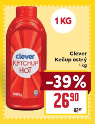 Clever Kečup ostrý