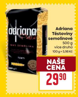 Adriana Těstoviny semolinové