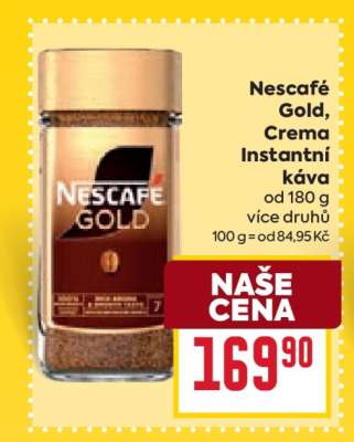 Nescafé Gold, Créma instantní káva