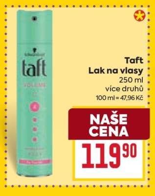 Taft lak na vlasy