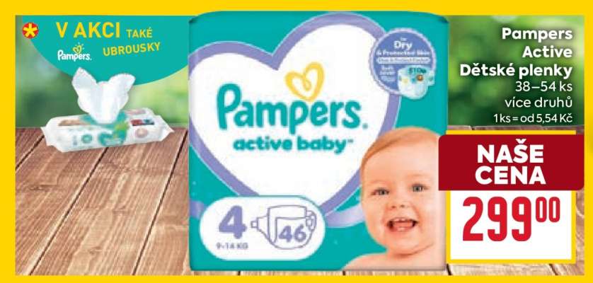 Pampers Active Dětské plenky
