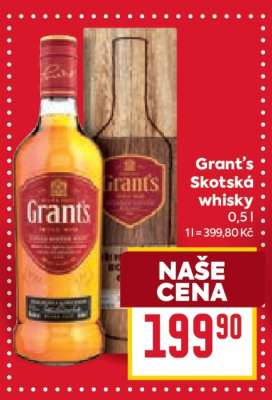 Grant’s Skotská whisky