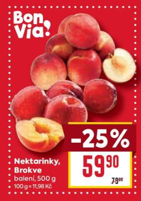 Nektarinky, Brokve