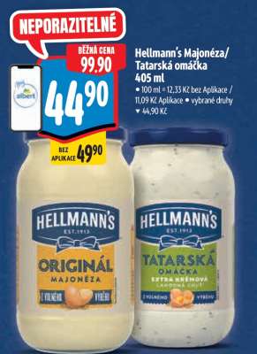 Hellmann´s majonéza tatarská omáčka 405 ml