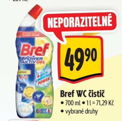 BREF WC čistič