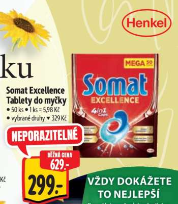 Somat Excellence tablety do myčky