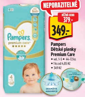 Pampers Dětské plenky Premium Care