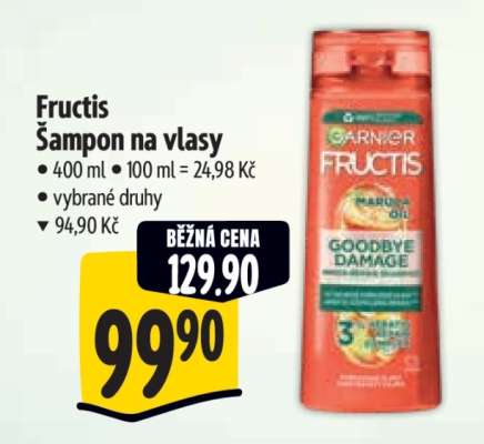 Fructis šampon na vlasy