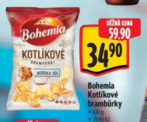 Bohemia Kotlíkové brambůrky