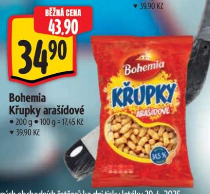 Bohemia Křupky arašídové