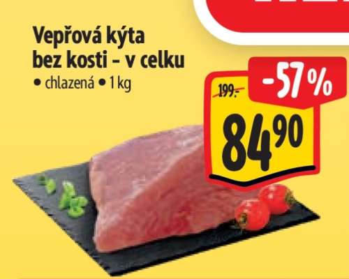 Vepřová kýta bez kosti – v celku