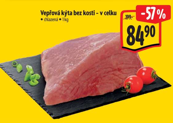 Vepřová kýta bez kosti – v celku