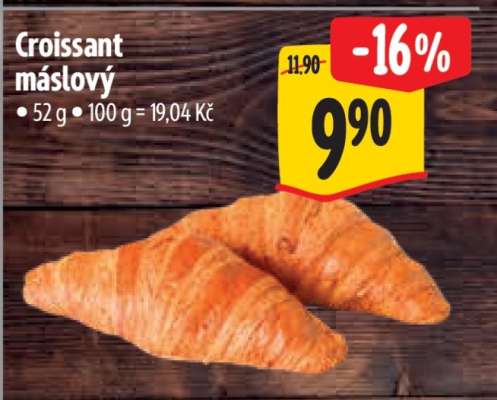 Croissant máslový