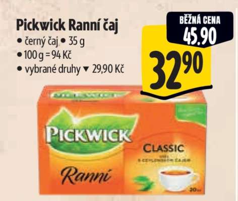 Pickwick Ranní čaj