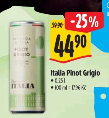 ITALIA PINOT GRIGIO