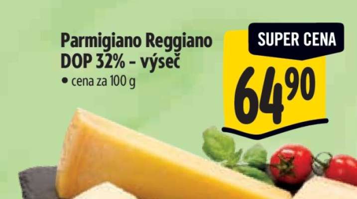 Parmigiano reggiano DOP 32% výseč