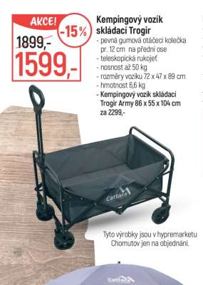 Kempingový vozík skládací Trogir