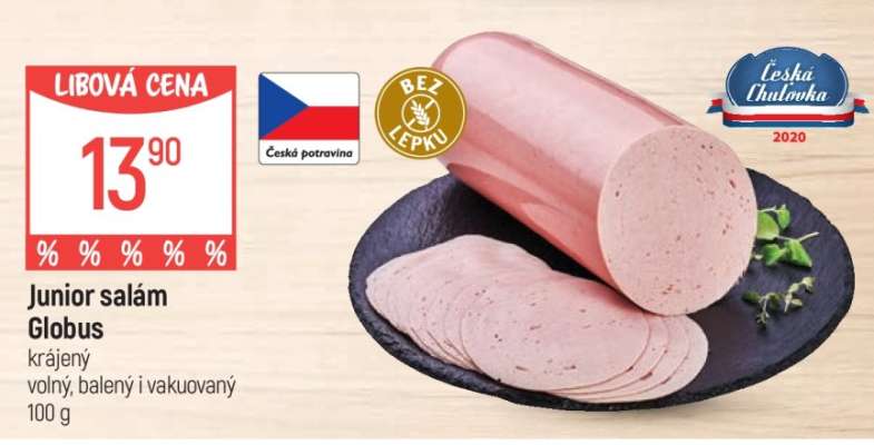Junior salám Globus