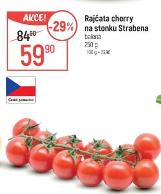 Rajčata cherry na stonku Strabena