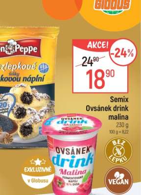 Semix Ovsánek drink malina