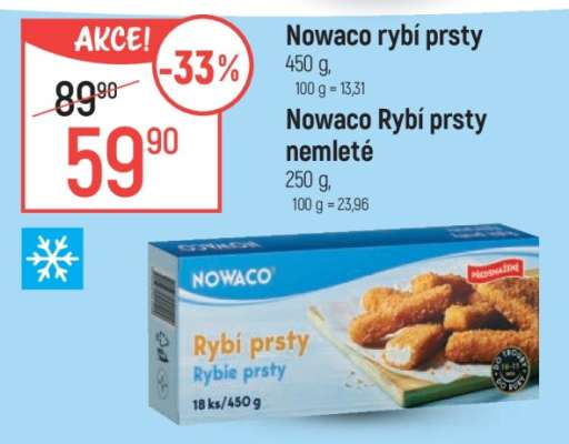 Nowaco Rybí prsty
