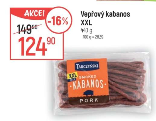 Vepřový kabanos XXL