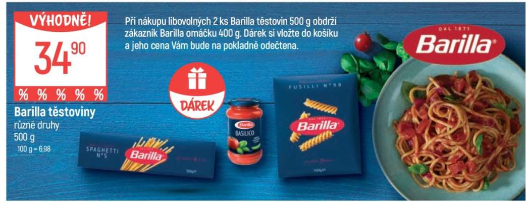 Barilla těstoviny