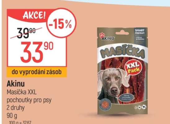 Akinu Masička XXL pochoutky pro psy