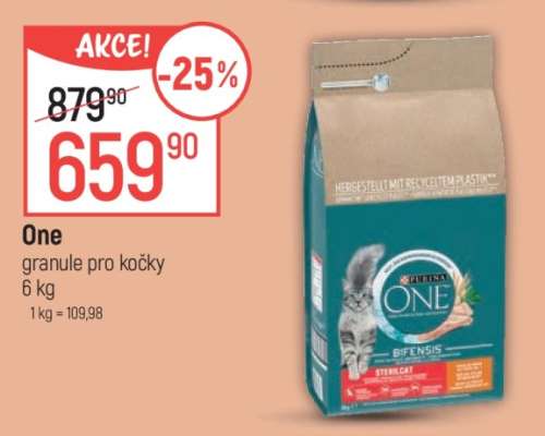 One granule pro kočky 6 kg