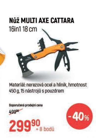 Nůž MULTI AXE CATTARA