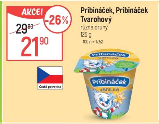Pribináček, Pribináček Tvarohový