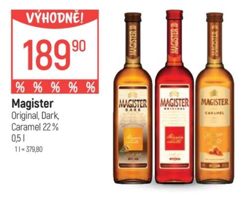 Magister Original, Dark, Caramel 22%
