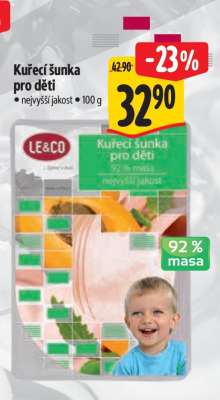 Kuřecí šunka pro děti