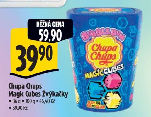Chupa Chups Magic Cubes Žvýkačky