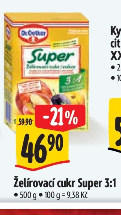 Želírovací cukr Super 3:1