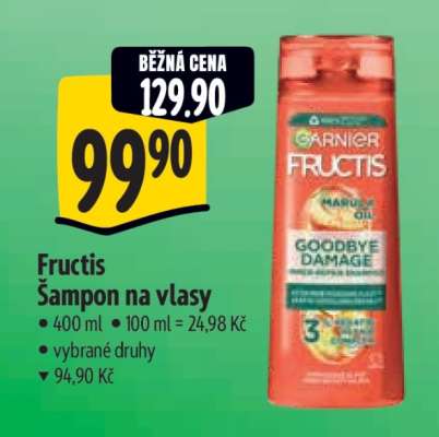 Fructis šampon na vlasy
