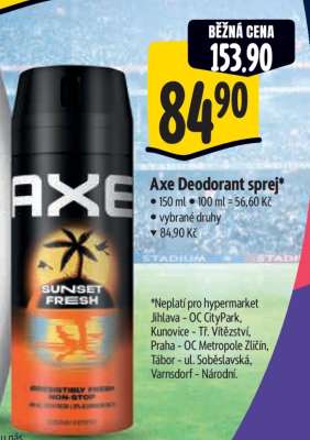 Axe deodorant sprej