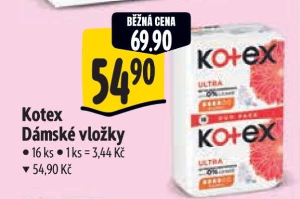 Kotex Dámské vložky