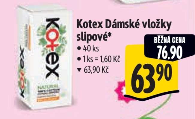 Kotex Dámské vložky slipové