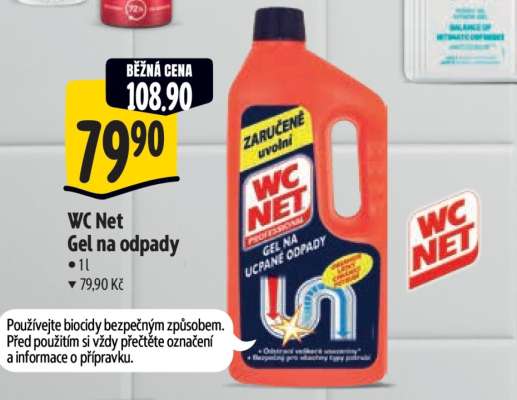 WC net Gel na odpady