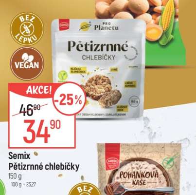 Semix Pětizrné chlebíčky