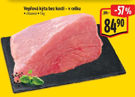 Vepřová kýta bez kosti – v celku